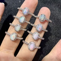 Bague en pierres précieuses de guérison très prisée : péridot, grenat, opale, améthyste, citrine, labradorite – Idéale pour un cadeau