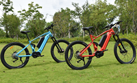 Vélo électrique de montagne à double batterie MTB 48V 1000W Vélo électrique à suspension intégrale