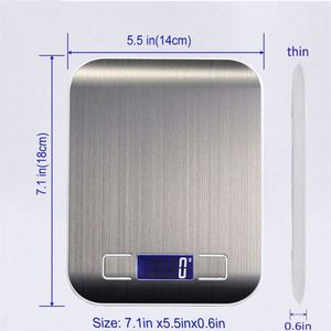 Hot Selling Food Kitchen <b>Scale</b> <b>Mini</b> <b>Scale</b> Digital Grams and Ounces for Weight Loss Baking Cooking Meal Prep 304 Stainless - Product Image 3