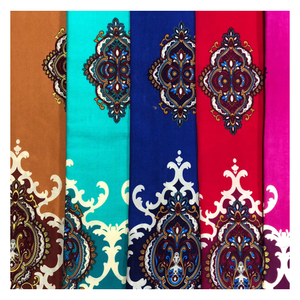 Bán Buôn Hot Bán Rất Nhiều Cổ Phiếu 100 Phần Trăm Viscose In Giá Rẻ Rayon Challis Vải - Product Image 1