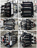 Imprimantes flexographiques 4 couleurs, largeur d'impression 1200 mm, machine d'impression flexo pour film plastique