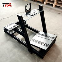Kit de simulateur de course VR DIY en aluminium 40160, cockpit de jeu, simulateur de conduite, noir, profil d'extrusion, volant et pédales pour la maison