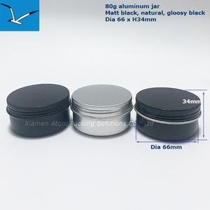 Rỗng Lưu Trữ 15G 30G 60G 80G 100G Nhôm Tin Jar <span class=keywords><strong>Container</strong></span> Kim Loại Lon Với Vít Có Nắp Đậy Cho Chăm Sóc Da Mặt Kem Mắt Kem - Product Image 2