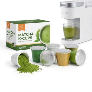 Cápsulas de Matcha Compatibles con Cafeteras Keurig K Cup, Capacidad de 2g-8g, Cápsulas de Té Verde Orgánico, Marca Privada, Venta al por Mayor - Product Image 1