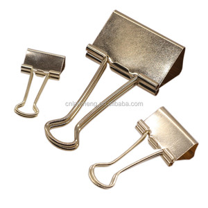 Clip per Raccoglitori Dorate da 19MM, Forniture per Ufficio e Scuola, Clip a Molla per Documenti e Memo - Product Image 4