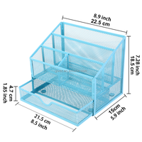 Organisateur de courrier en métal perforé A4 personnalisable par le fabricant, trieur de dossiers vertical avec tiroir pour la maison et le bureau