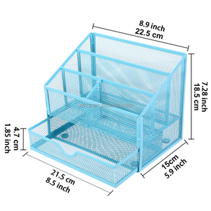 Organizador de <span class=keywords><strong>Correo</strong></span> de Metal A4 Pequeño Personalizable de Fabricante Directo, Clasificador de Archivos Vertical con Cajón para Oficina en Casa - Product Image 4