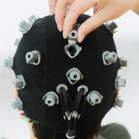 Casque EEG semi-séché Greentek pour la recherche en interface cerveau-ordinateur (BCI), électrodes pour le neurofeedback