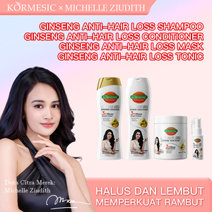 KORMESIC Bpom Certified OEM Anti-Hair Loss Ginseng Shampoo <b>Conditioner</b> Hair Care Set for Women Hair Care with Ginseng Formula - Product Image 2