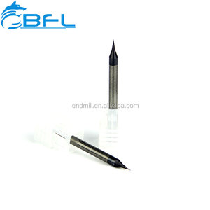 Corte <span class=keywords><strong>45</strong></span> grados ángulo de carburo de tungsteno fresa de corte bits acrílico micro Molino de extremo bits - Product Image 5