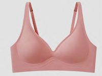 Soutien-gorge sans coutures à bonnets rembourrés souples, bretelles réglables, en tissu nylon, ajustement confortable, invisible sous les vêtements