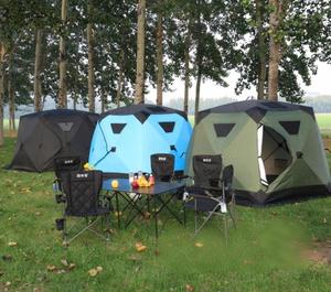 Factory Winter Fishing Tent with Thick Cotton Insulation Tent <b>for</b> 5 People Quick Opening Hexagonal Ice Fishing Tent - Product Image 3