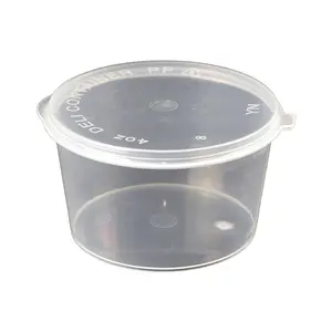 4oz Clear Disposable Plastic Sauce / Food Cup / Bowl / Container With Lids Manufacturer / Wholesaler / Supplier