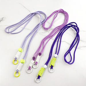 Elegante Porta Cellulare Blu Regolabile a Tracolla con Cordino Rotondo e Due Clip, Pronto per la Spedizione - Product Image 4