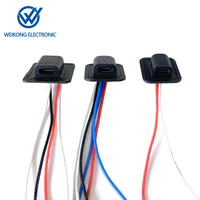 Connecteurs de câbles d'alimentation pour appareils électroménagers Vicongroups DC5521 DC35135, conducteur en cuivre, gaine en caoutchouc, isolation en PVC/silicone