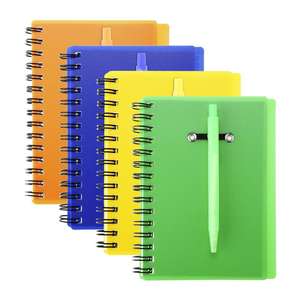 En gros mini PVC couverture cahier avec stylo beaucoup de couleur pour choisir - Product Image 3