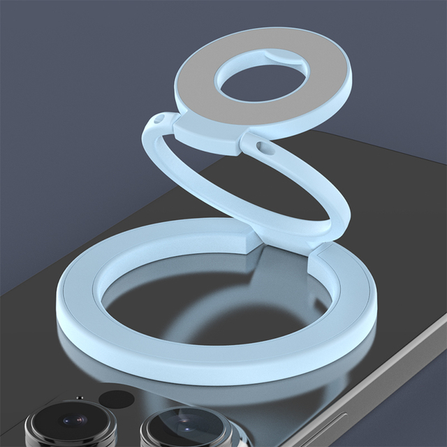 Kapuda M102 Zinc Alloy 2026 618 Hot Sale 360 Rotatable Magnetic Phone Ring Holder Foldable Slim Grip Stand Built-in Phones