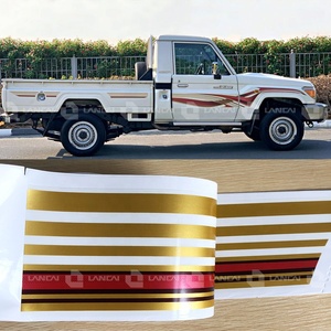Offre Spéciale <span class=keywords><strong>autocollant</strong></span> de carrosserie à rayures latérales de <span class=keywords><strong>voiture</strong></span> d'origine pour 2007 land cruiser pickup 79 - Product Image 3