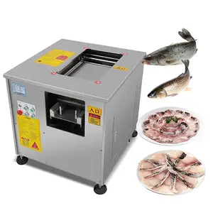 Máquina cortadora de filetes de pescado personalizable eficiente, máquina cortadora de pescado congelado/fresco, máquina cortadora de pescado para proceso de alimentos