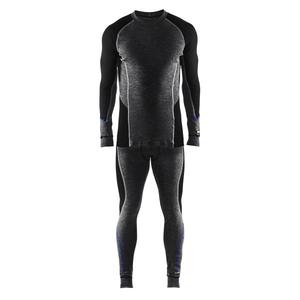 BLAKLADER - 489717329699XXXL Sous-vêtement WARM 100% Merino Gris moyen/Noir-SOUS-VÊTEMENTS THERMIQUES EAN 7330509423554 - Product Image 3