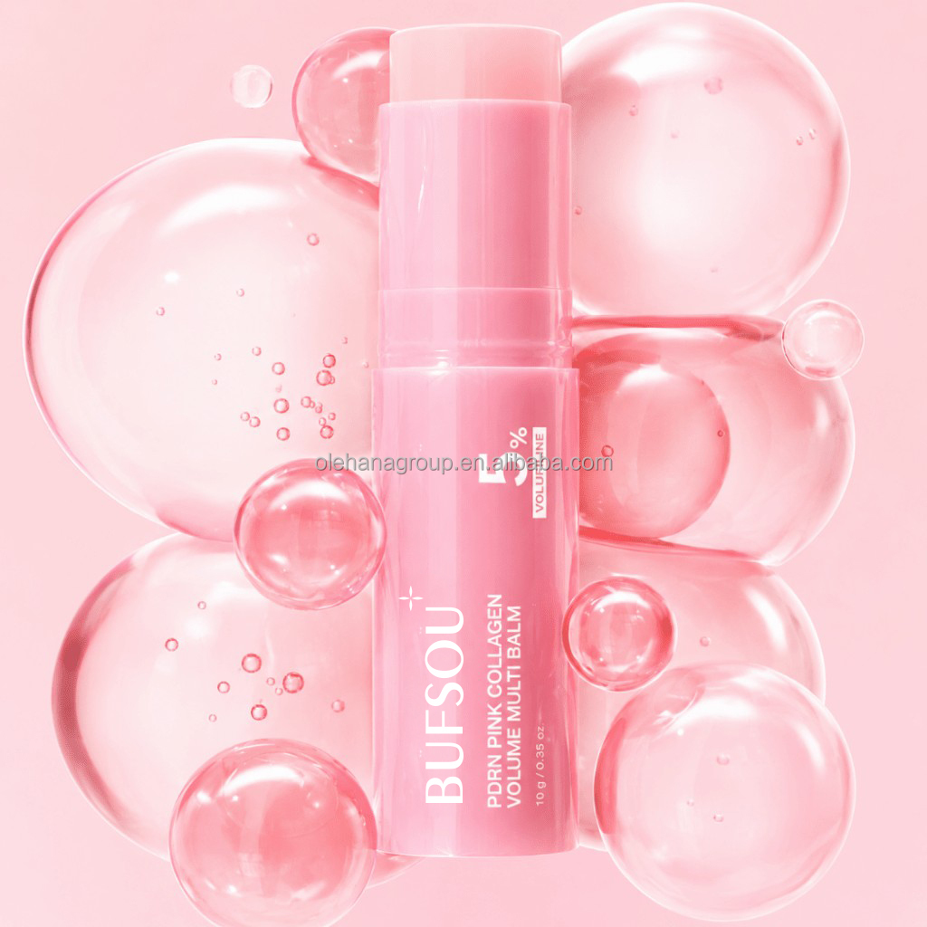 Multi Balm For Under Eyes Cheeks Lips Neck Anti-aging Moisturizing PDRN Pink Collagen Balm Stick