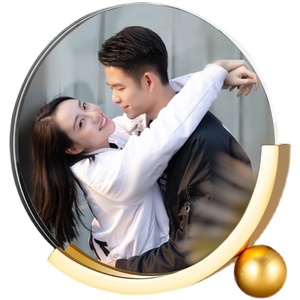 SE7ART Support de présentation photo en métal personnalisé en cristal moderne haut de gamme Cadre Boîte <span class=keywords><strong>cadeau</strong></span> pour mariage Enfants Bébé <span class=keywords><strong>Couple</strong></span> Décoration de la maison Prix bas - Product Image 5