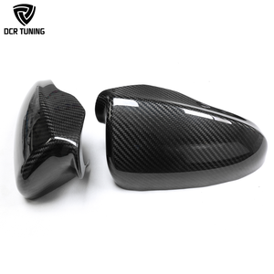 M5 F10 copri specchio in carbonio a secco per BMW F06 F12 F13 M6 in fibra di carbonio reale Shell specchio per sostituire 2010 2017 porta specchio involucro - Product Image 4