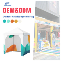 Tente publicitaire promotionnelle en aluminium imprimé, ignifuge, imperméable, en polyester, pour exposition, gazebo, chapiteau, tente pop-up