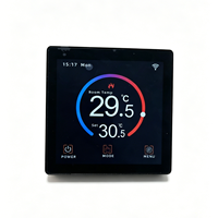 Thermostat de chauffage au sol intelligent WiFi OEM Tuya avec écran couleur TFT, contrôlable par application multilingue, programmable
