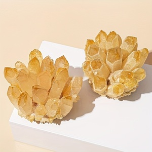 Commercio all'ingrosso del grappolo del <span class=keywords><strong>quarzo</strong></span> <span class=keywords><strong>citrino</strong></span> bello giallo tibetano esemplare curativo originale minerale decorativo per la decorazione della casa - Product Image 3