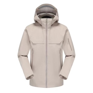 Chaqueta de Lluvia <span class=keywords><strong>Impermeable</strong></span> y Cortavientos para Hombre con Logotipo Personalizado, Chaqueta de Esquí con <span class=keywords><strong>Capucha</strong></span> Desmontable - Product Image 5
