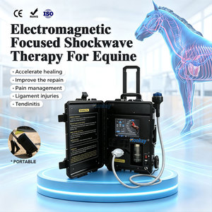 Appareil de thérapie par ondes de choc électromagnétiques focalisées pour chevaux, soulagement de la douleur, physiothérapie équine - Product Image 1