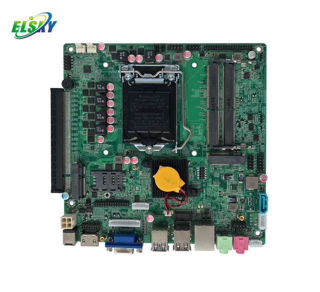ELSKY 170*170mm Industrial Motherboard Lga 1155 with CPU 8th Gen Core I5-8400 8600 H310 Chipset Desktop QM3100