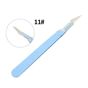 Disposable Carbon Steel Product Safety Sterile Scalpel Handle Surgical Blades for medical Veterinary Ultrasonic Scalpel Surgery