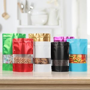 Maßgeschneiderte Farbenfrohe Langlebige Heißversiegelte Verpackung für Snacks Kaffee Tee Nüsse Aluminiumfolie Standbeutel - Product Image 2