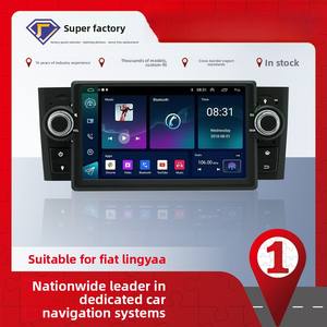 Pour <span class=keywords><strong>Fiat</strong></span> Linea Grande <span class=keywords><strong>Punto</strong></span> 2007-2012, lecteur multimédia vidéo GPS avec navigation Android 13 et CarPlay sans fil - Product Image 2