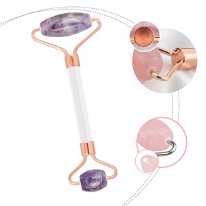 Tavoletta Gua Sha a Cuore in Ametista Personalizzata con Etichetta Privata, Massaggiatore Facciale in <span class=keywords><strong>Giada</strong></span> Naturale, <span class=keywords><strong>Massaggio</strong></span> <span class=keywords><strong>Viso</strong></span> Direttamente dalla Fabbrica - Product Image 4