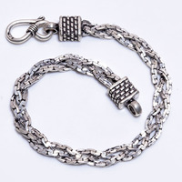 Bracelet de haute qualité en argent sterling 925 pour femmes, fabricant de bracelet uni en argent, bracelet en argent de haute qualité