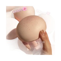 Jouet Squishy en forme de pain au fromage fraise, en PU super doux et tendre à rebond lent, rose moucheté, jouet anti-stress à presser en forme de dessert