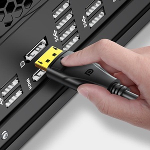 Convertisseur SAMZHE DP vers <span class=keywords><strong>HDMI</strong></span> 4K HD, <span class=keywords><strong>adaptateur</strong></span> vidéo <span class=keywords><strong>DisplayPort</strong></span> mâle vers femelle pour ordinateur de bureau, ordinateur portable vers téléviseur, moniteur, projecteur - Product Image 3