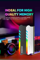 Mémoire Walram DDR4 RAM PC4 8GB 16GB 3200mhz RGB UDIMM Mémoire de bureau pour ordinateur de bureau