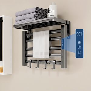 Scaldasalviette Elettrico a Temperatura Costante <span class=keywords><strong>per</strong></span> <span class=keywords><strong>Bagno</strong></span> e Toilette - Portasalviette Riscaldante Dedicato alla Sterilizzazione - Product Image 3
