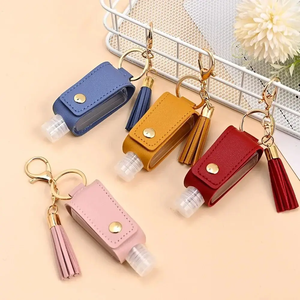 ขวดน้ำพกพาแบบกันรั่วอเนกประสงค์ พร้อมพวงกุญแจหนัง สำหรับเดินทาง - Product Image 1