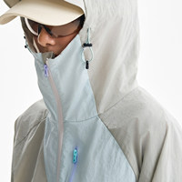 Veste de sport d'extérieur à capuche, séchage rapide, anti-plis, color block, protection solaire, pour femme, été, fonctionnelle, 100% nylon