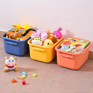 Toptan taşınabilir araç göğüs kutusu PP giysi saklama konteyner çocuk oyuncakları şeffaf plastik saklama kabı - Product Image 4