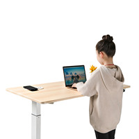 Table d'Écriture pour Enfants ADA School Ergonomique Réglable en Hauteur à Un Moteur Électrique Design Simple pour l'Étude