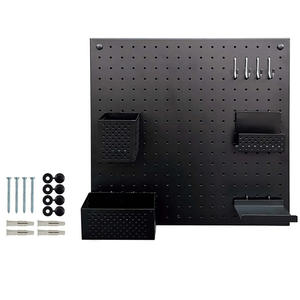 Organisateur de bureau mural avec panneau perforé et accessoires pour table et bureau - Product Image 2