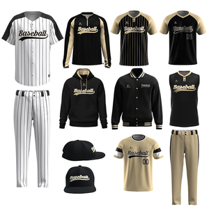 Vêtements de baseball personnalisables à séchage rapide et respirants, sélection multicolore avec impression par sublimation, motif vierge - Product Image 2