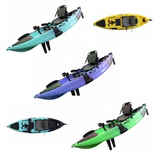 Hotwind 1 personne <span class=keywords><strong>Kayak</strong></span> gonflable <span class=keywords><strong>pas</strong></span> <span class=keywords><strong>cher</strong></span> prix célibataire palmes de pêche pédale LLDPE PE Ningbo Sports nautiques soutien 10 pieds pédale - Product Image 5