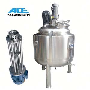 Homogeneizador Dispersor Mezclador al Vacío de Acero Inoxidable SUS316 de 2000L con Motor de Engranajes de Alto Cizallamiento y Calentamiento para Cosméticos y Productos Químicos - Product Image 2